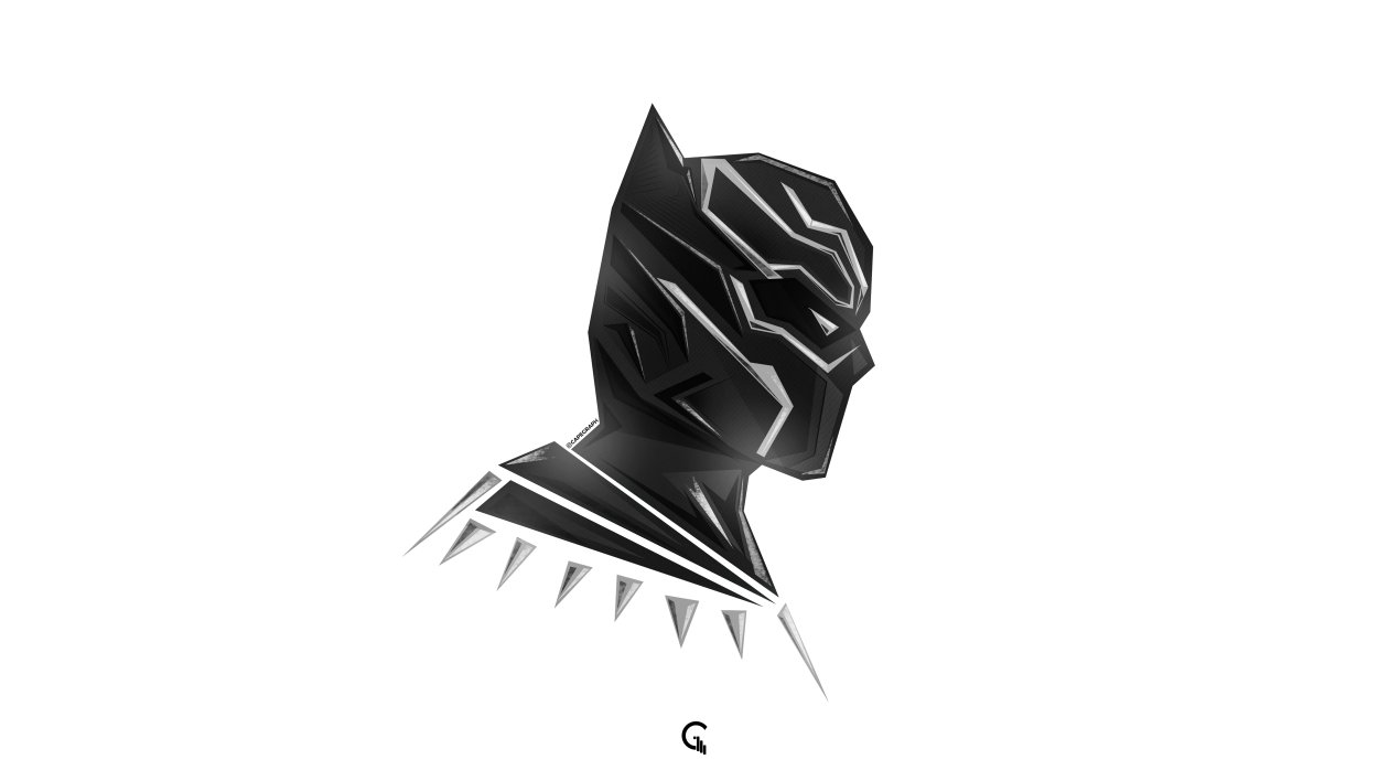 Black Panther Pophead Minimal 5k