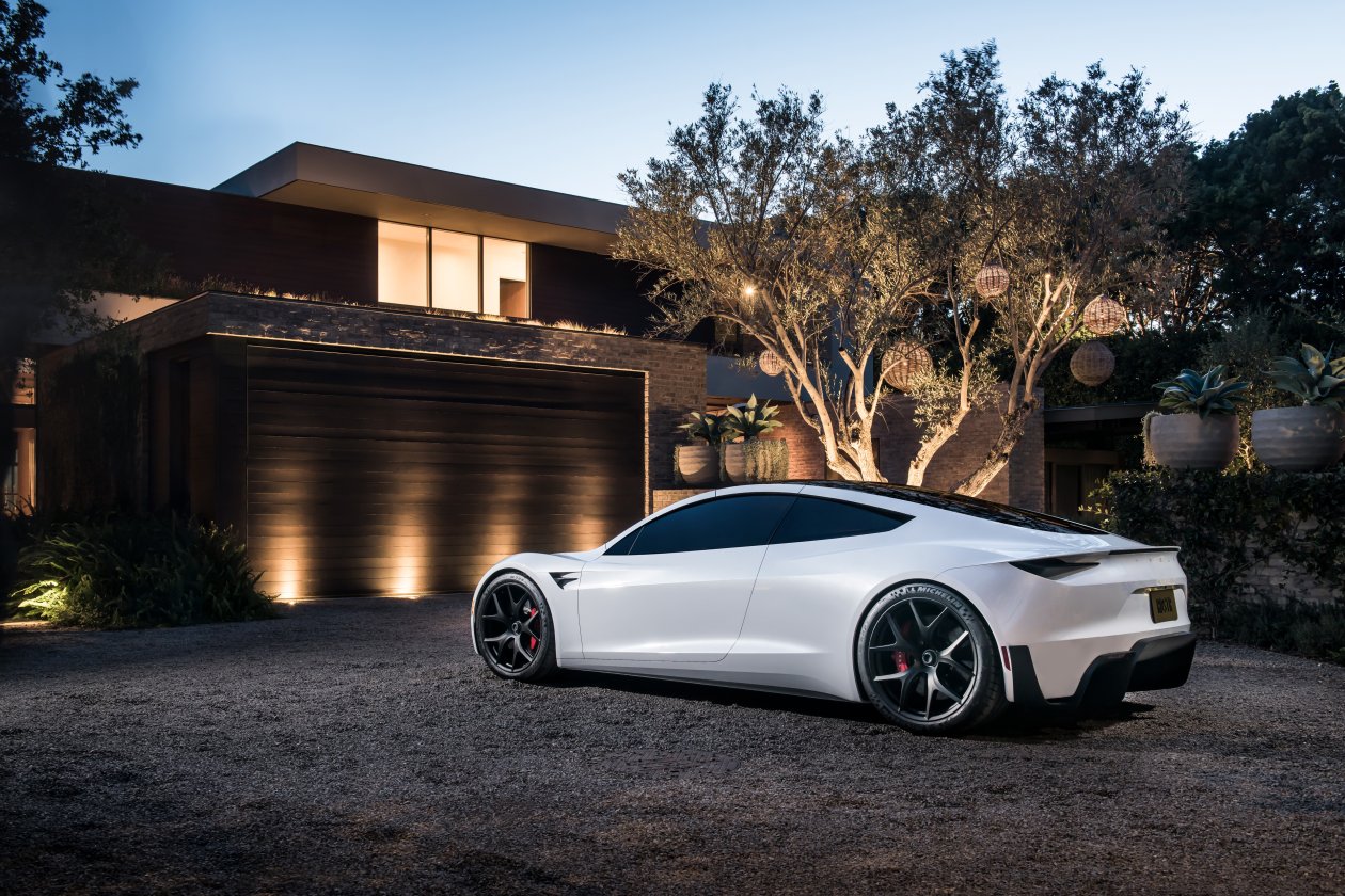 Tesla Roadster 2018 4k