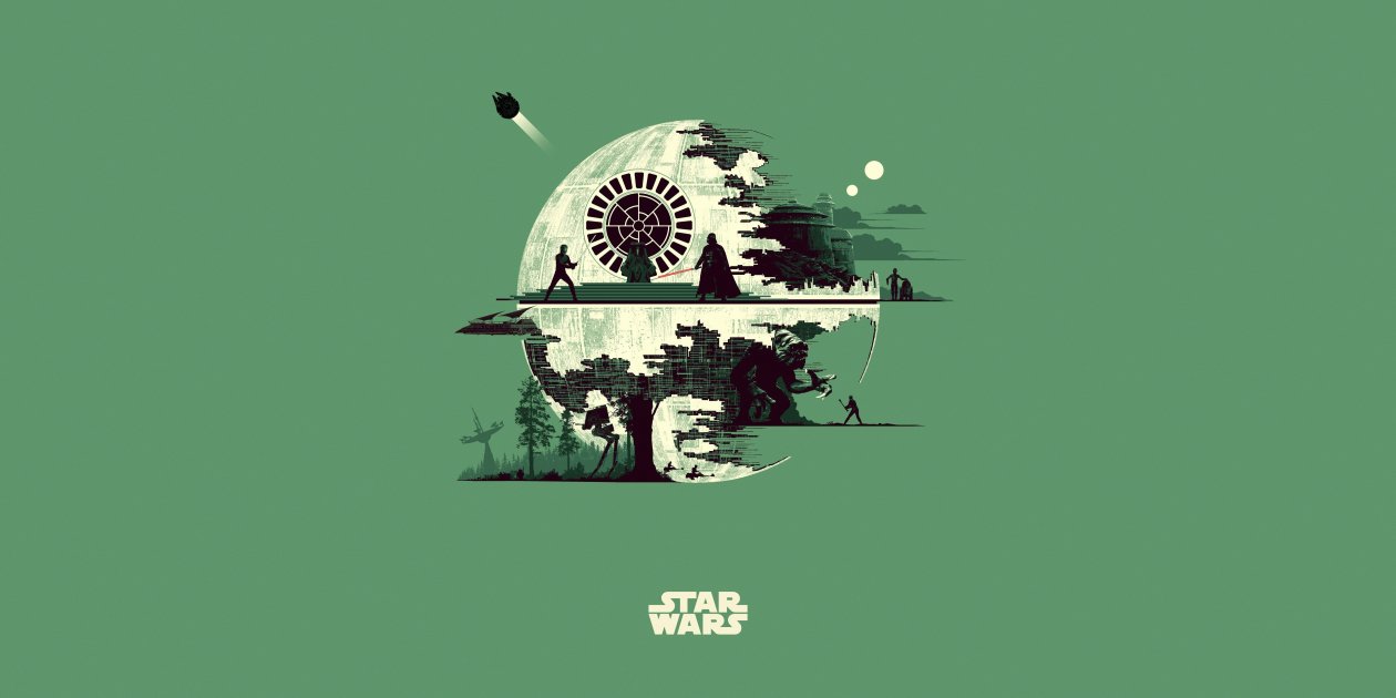 Star Wars Minimalism Artwork 5k