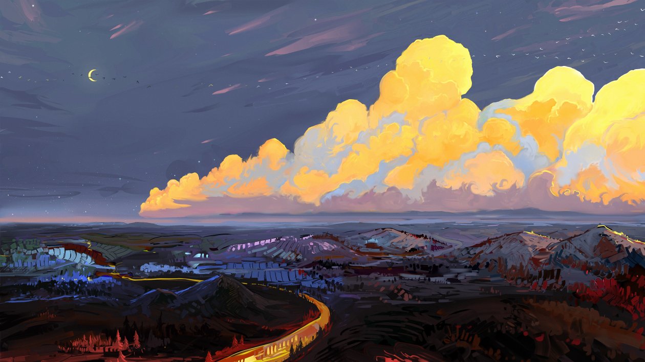 Orange Clouds 5k