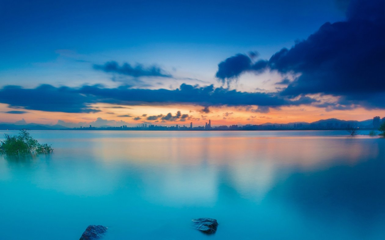 Sunset Water