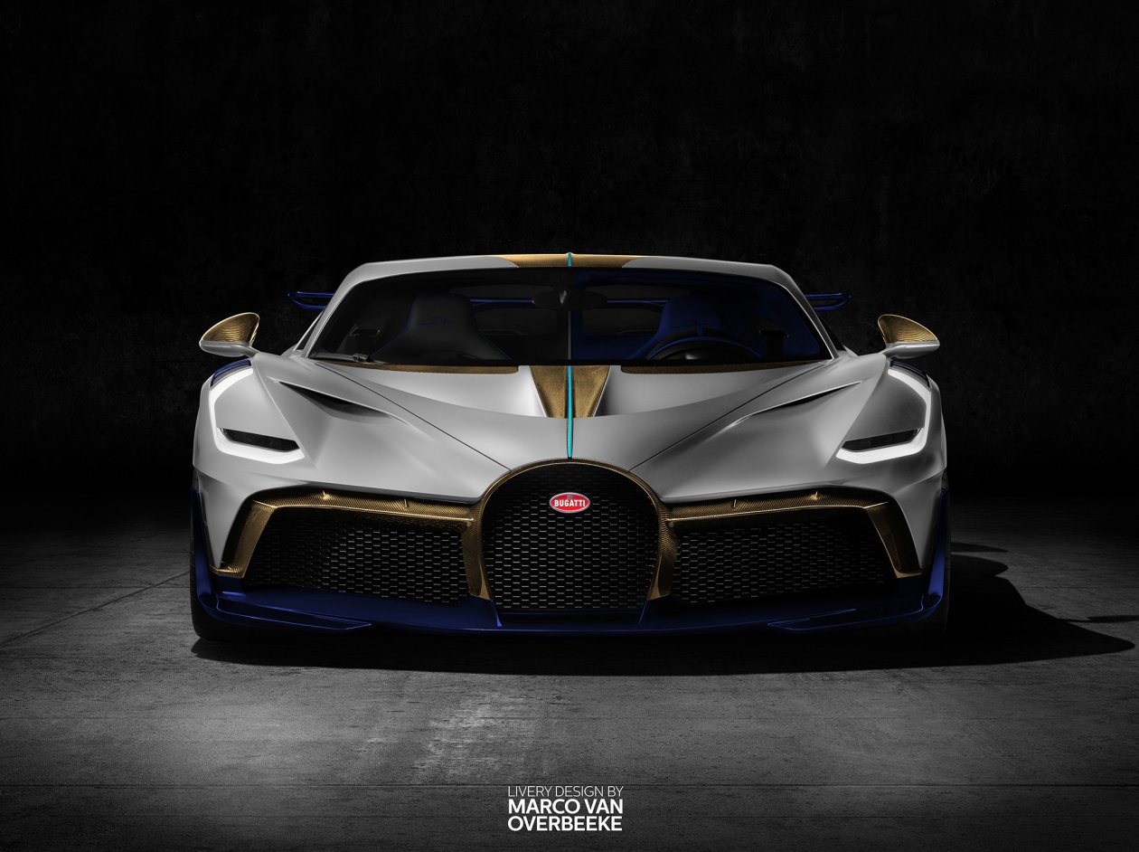 White Bugatti Divo