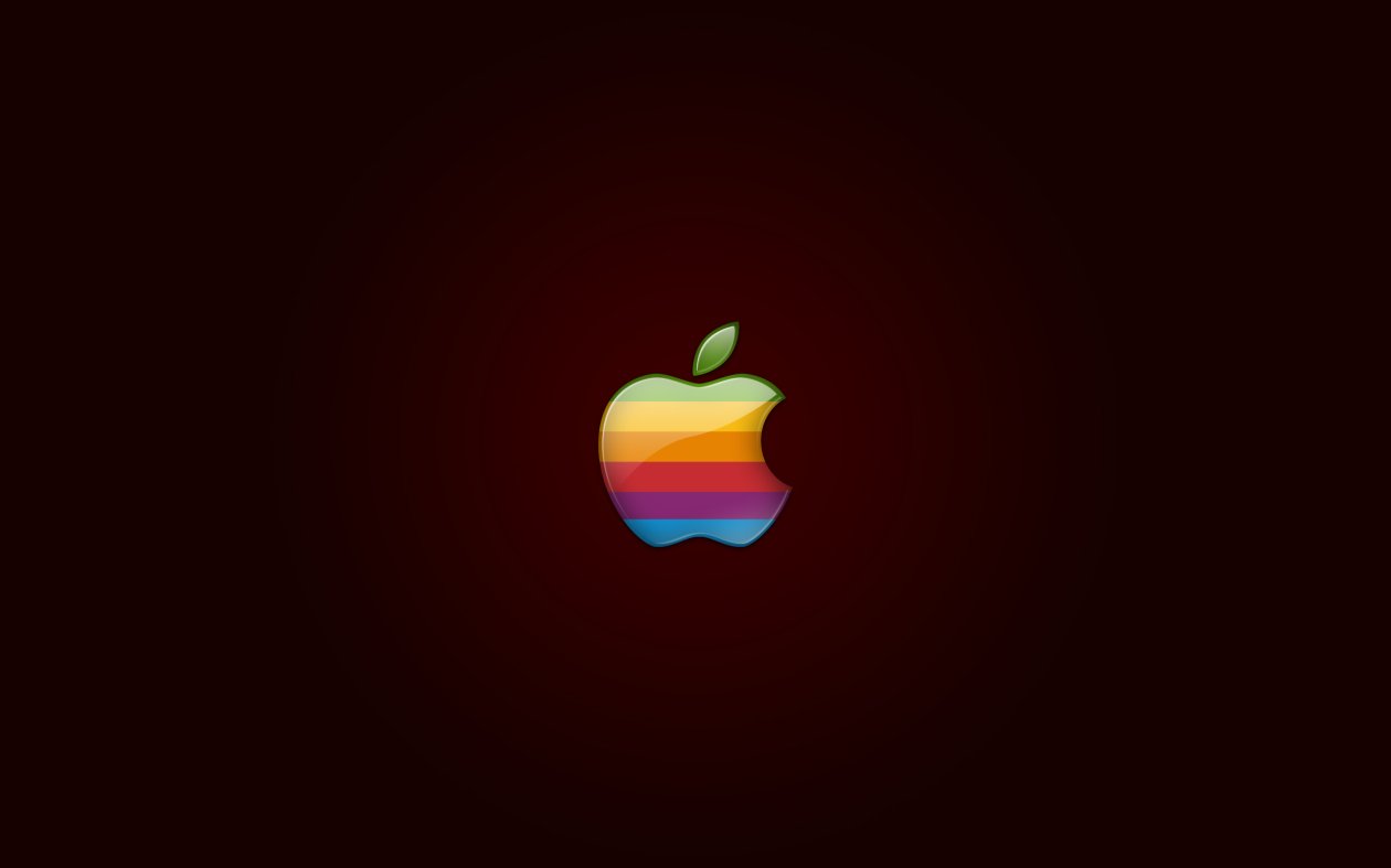 Retro Apple Logo