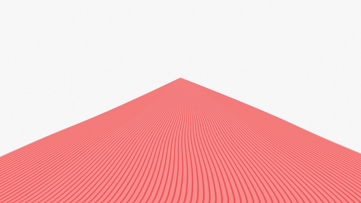 Triangle Pyramid Red Lines 8k
