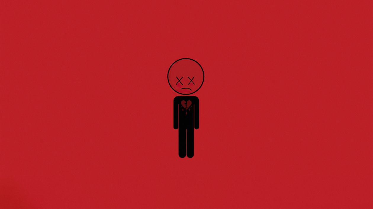 Broken Heart Minimal 4k