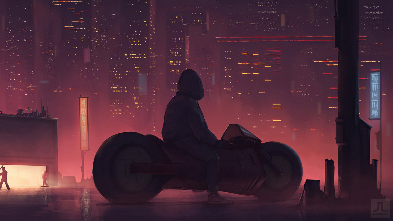 Cyber City Bike Man