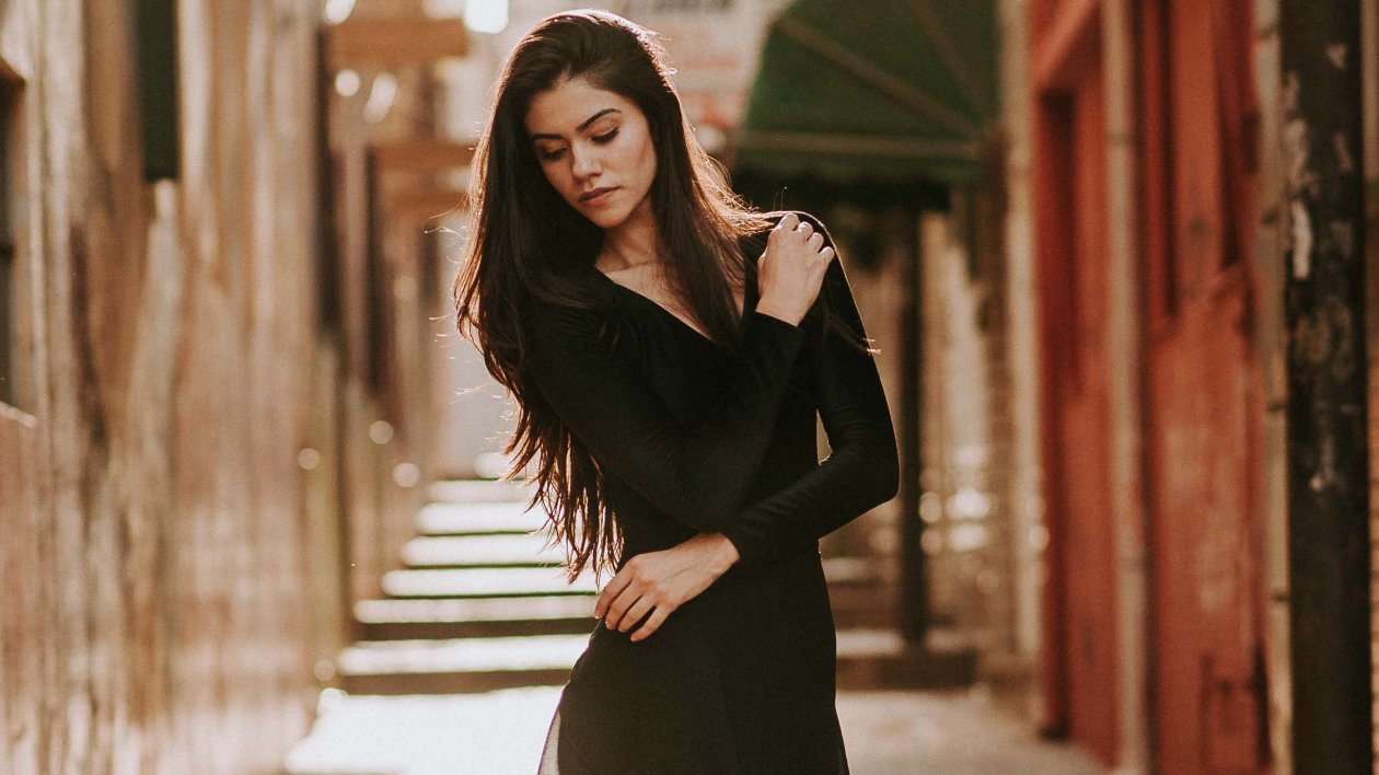 Attractive Ballet Dancer Street