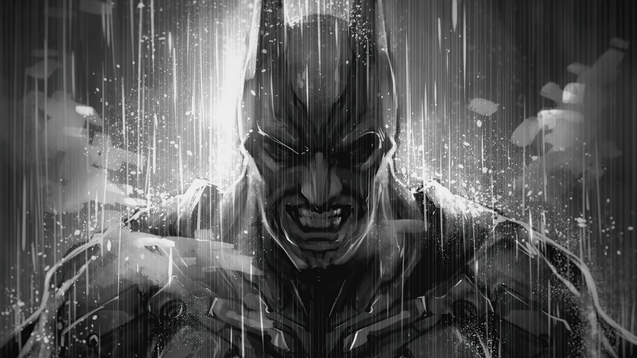 Batman Monochrome Artwork