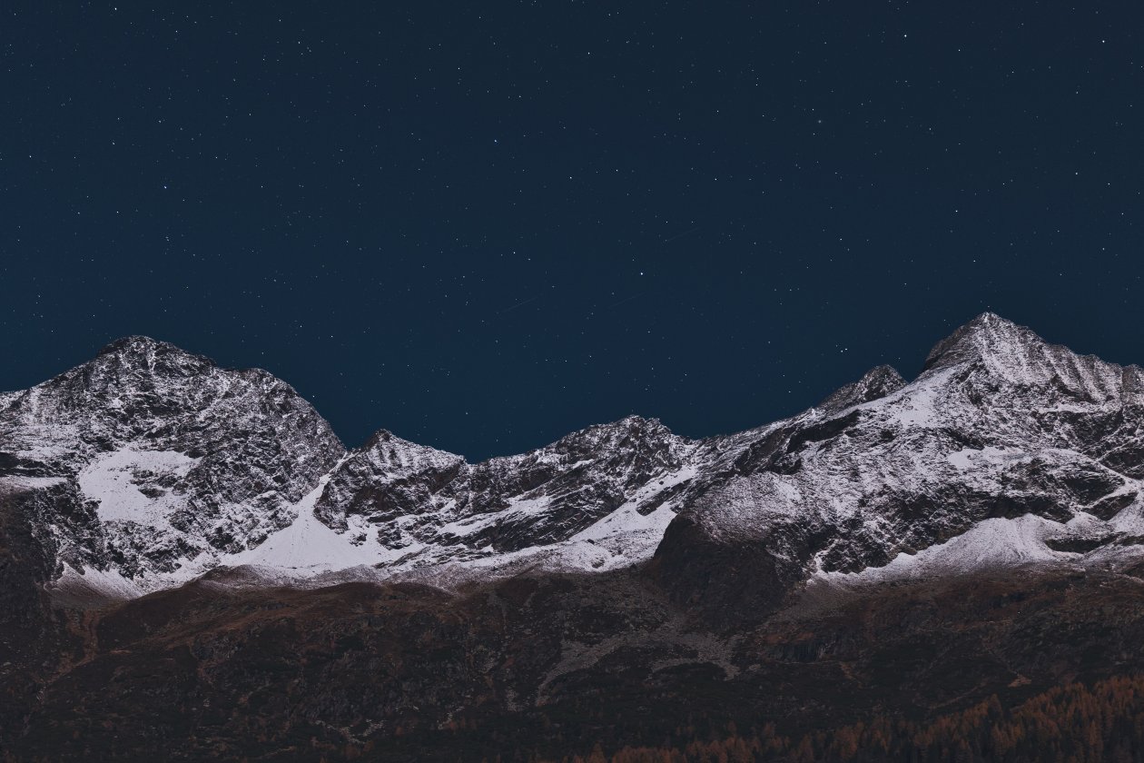 Mountain Covered With Snow 5k