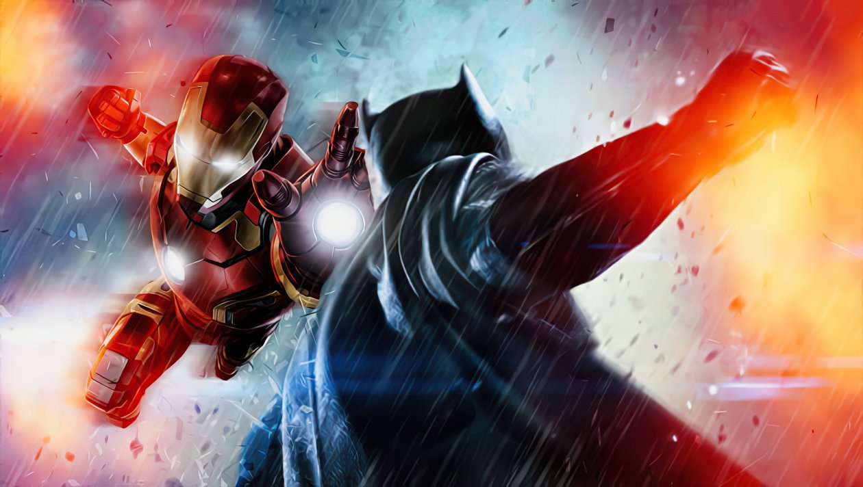 Iron Man Vs Batman 4k