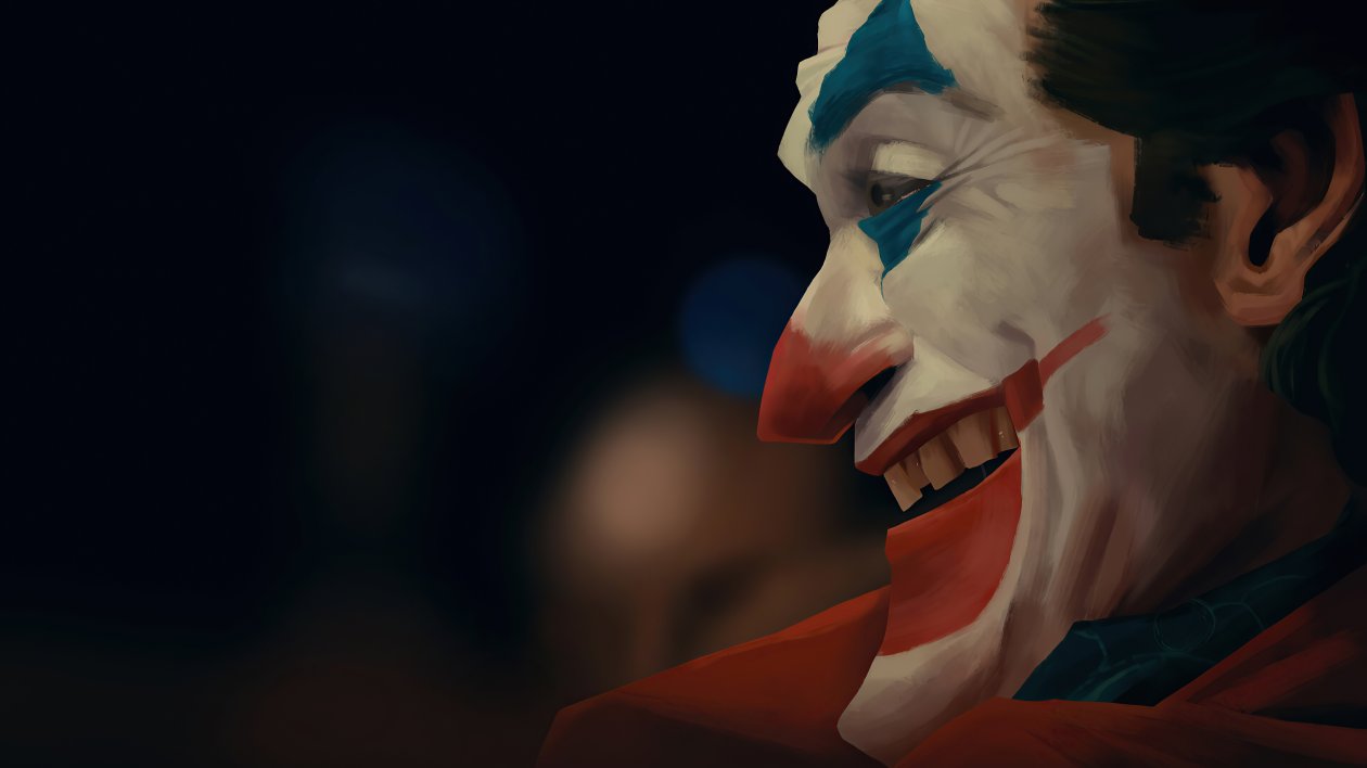 Joker Smile At Tv Show