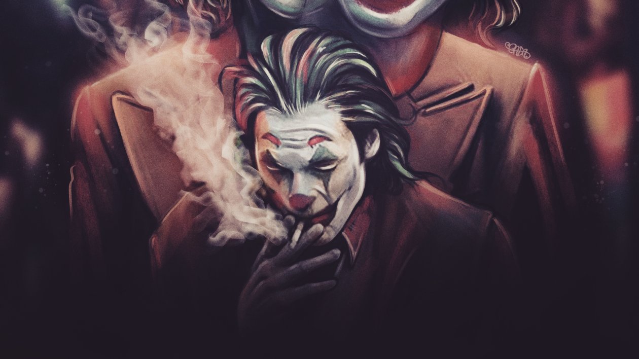 Joker Smoker Art