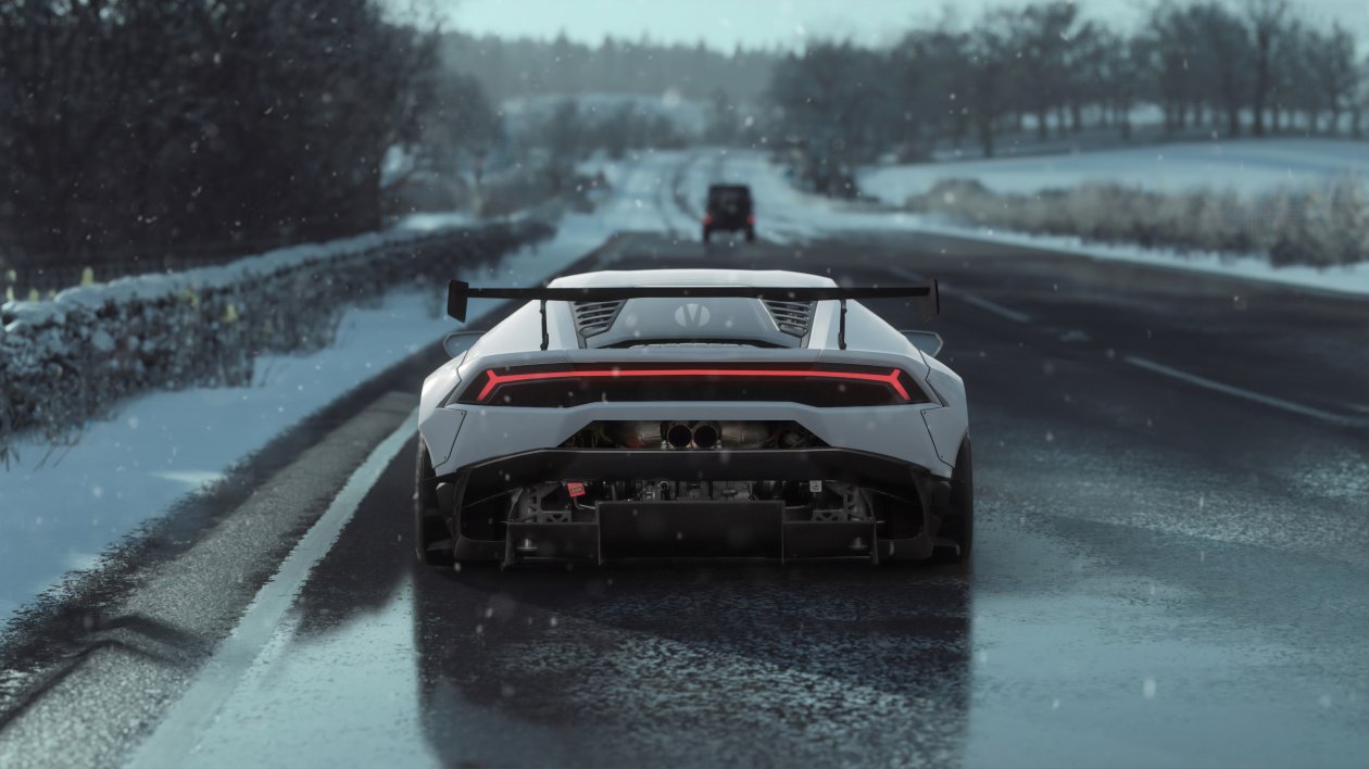 Lamborghini Huracan 4k Rear