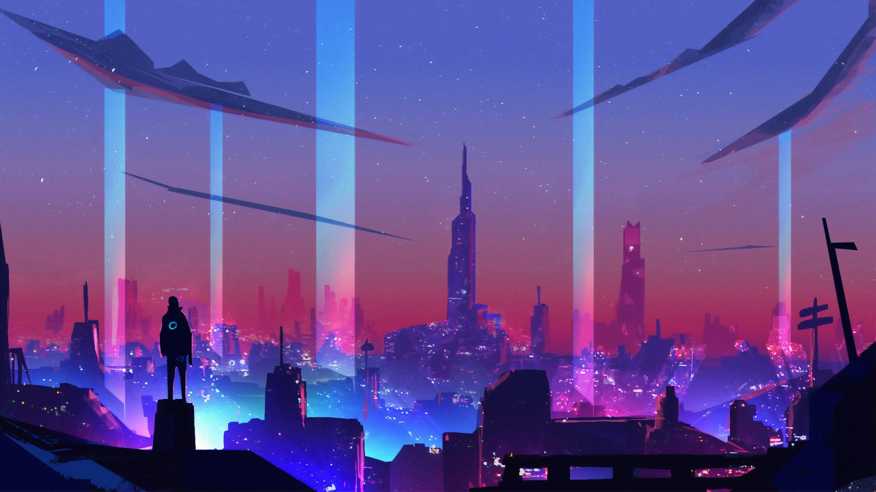 The City Of Neon 4k