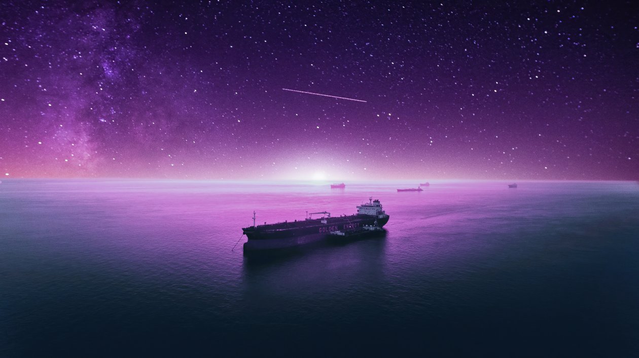 Ship Stars Cosmos Galaxy