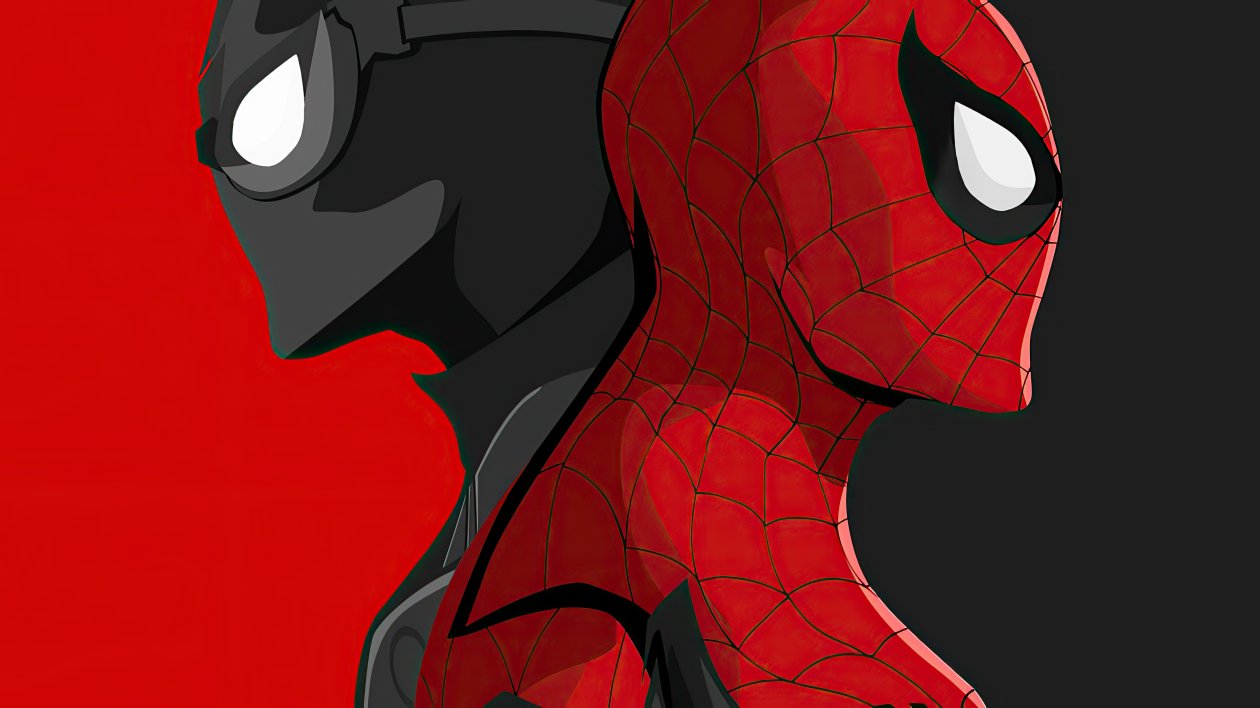 Black And Red Spiderman