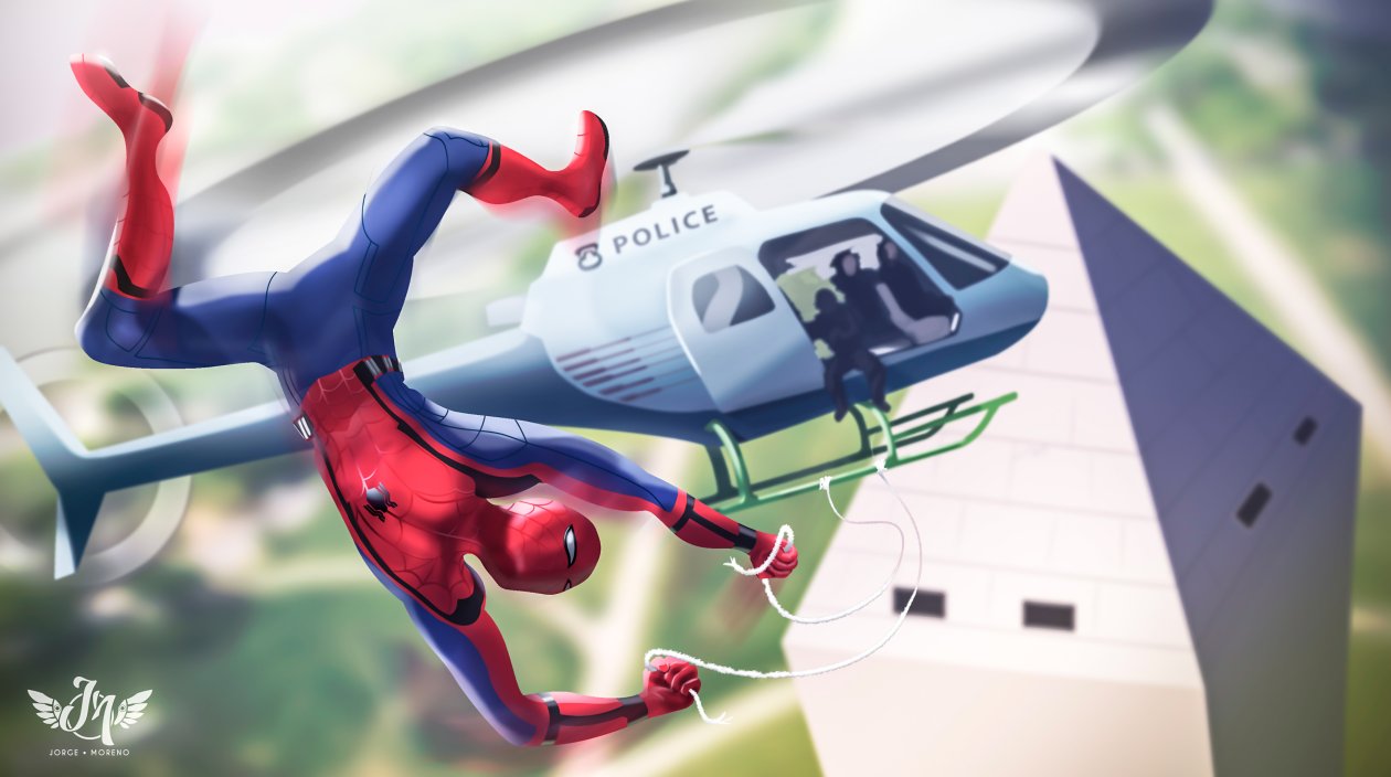 Spiderman Homecoming Fan Art 4k