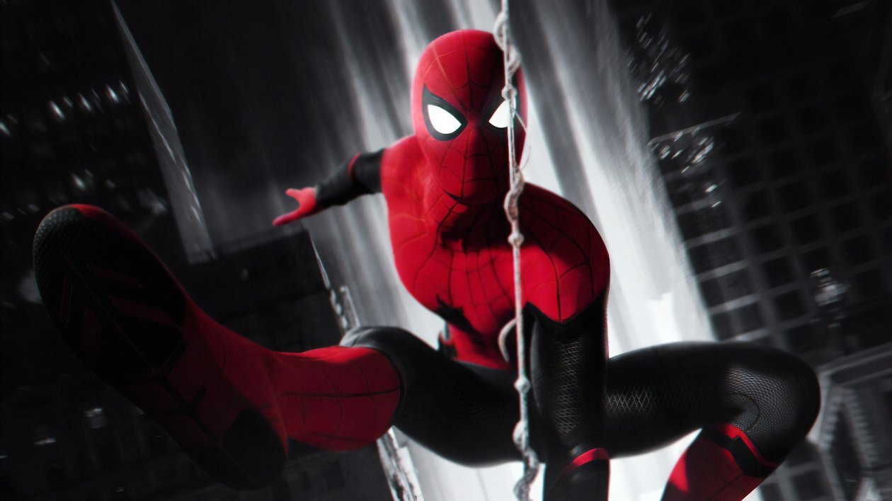 Spiderman 4k Monochrome New