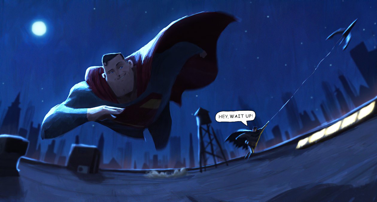 Superman Batman Hey Whatsup