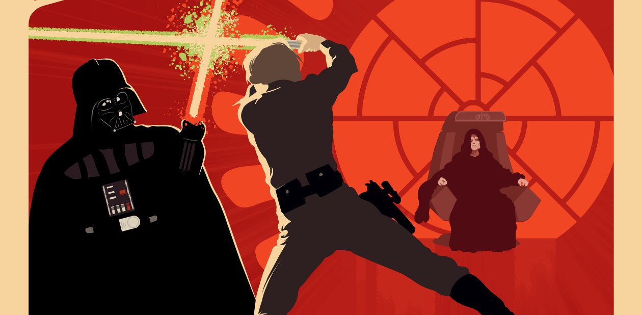 Luke And Darth Vader Fan Artwork