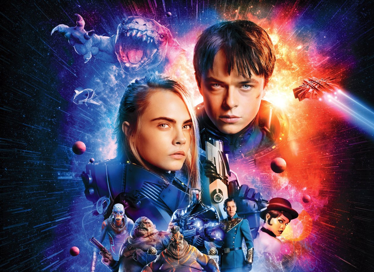 Valerian And Laureline In Valerian And The City Of A Thousand Planets 2017 4k