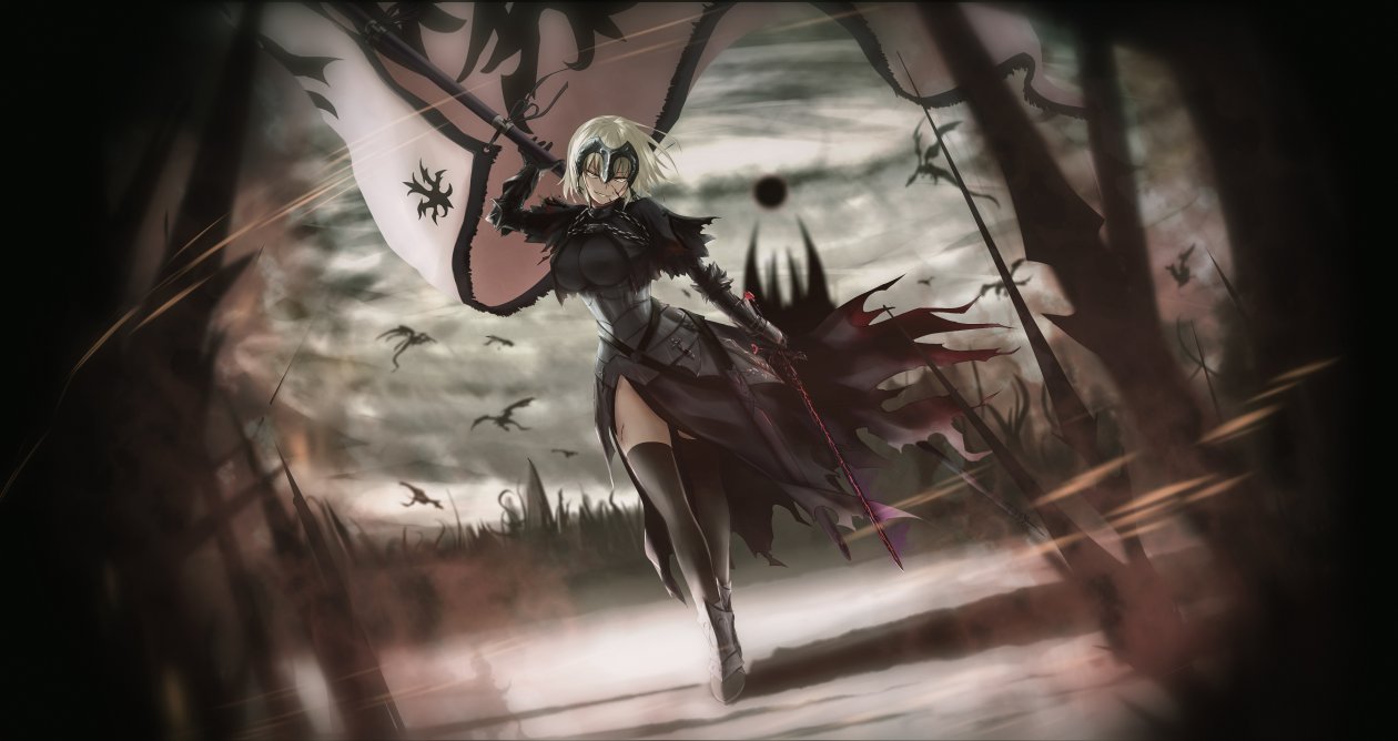 Hunt Time Jeanne Ruler Avenger Fate Grande Order 4k