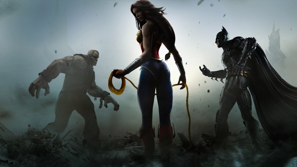 Solomon Grundy Wonder Woman And Batman In Injustice Gods Among Us