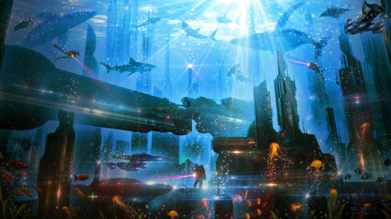 Jellyish Liberty Town 4k