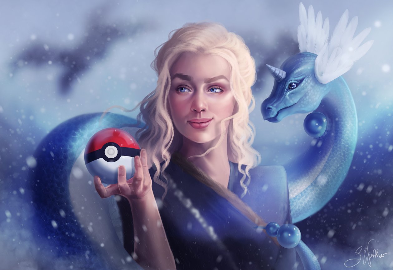 Dragons Daenerys With Pokeball