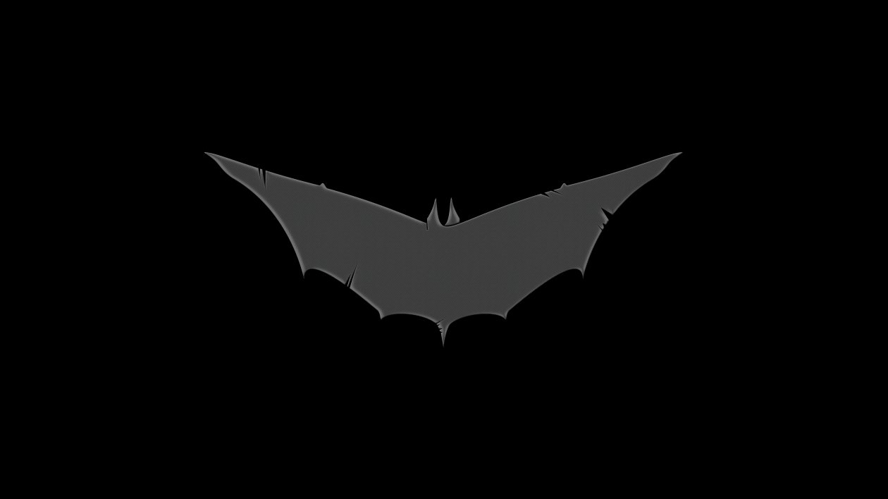 Batman Grey Logo 8k