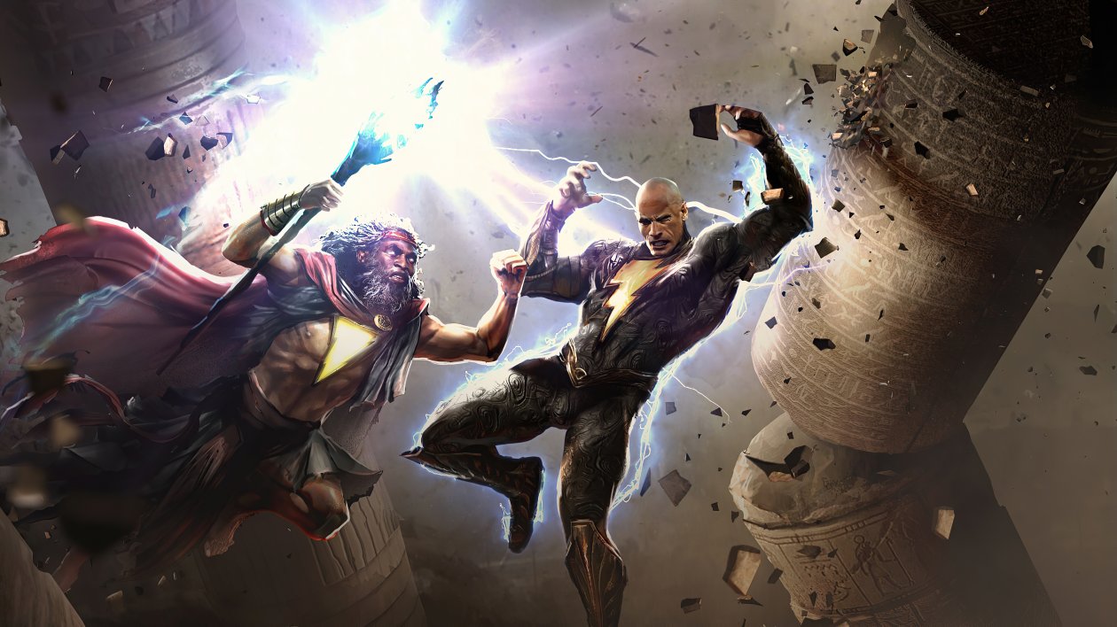 Black Adam Vs Shazam God