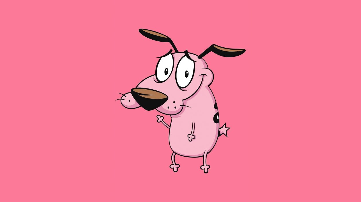 Courage The Cowardly Dog Minimal 4k