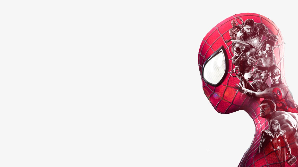 Spiderman Superheroes Double Exposure