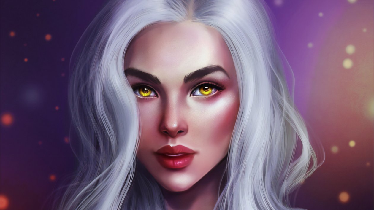 Golden Eyes Fantasy Girl