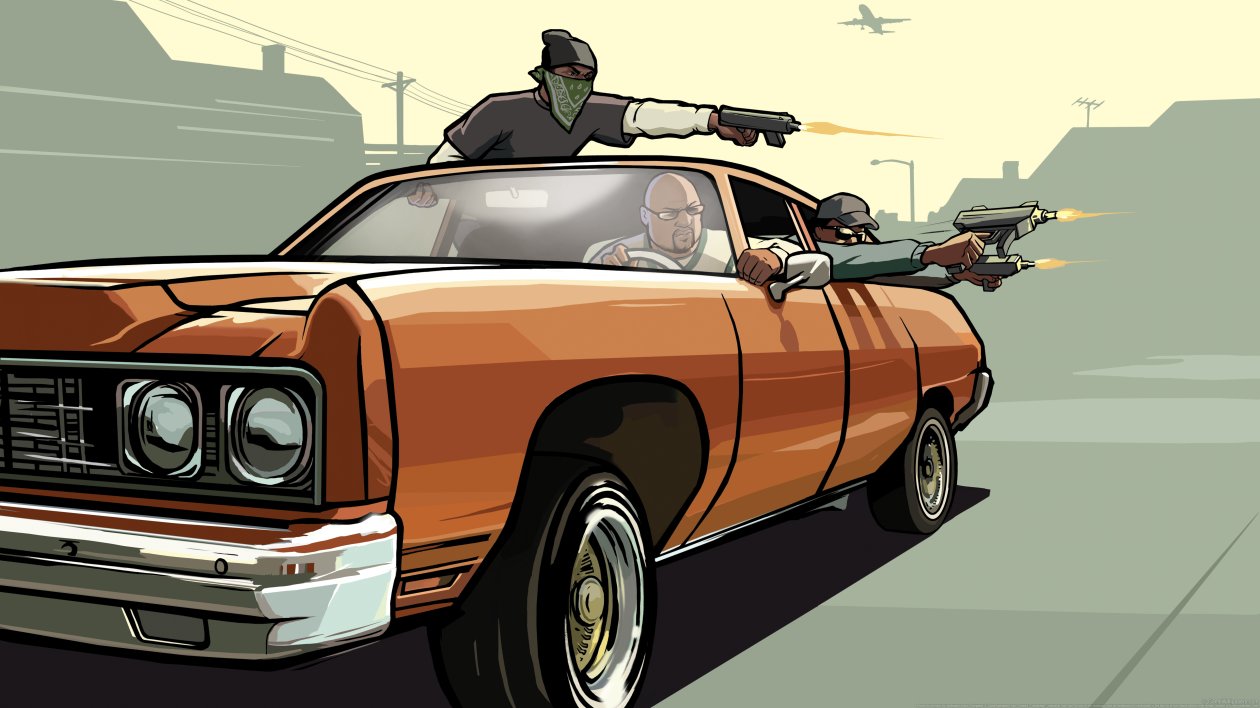 Gta San Andreas Key Art 5k