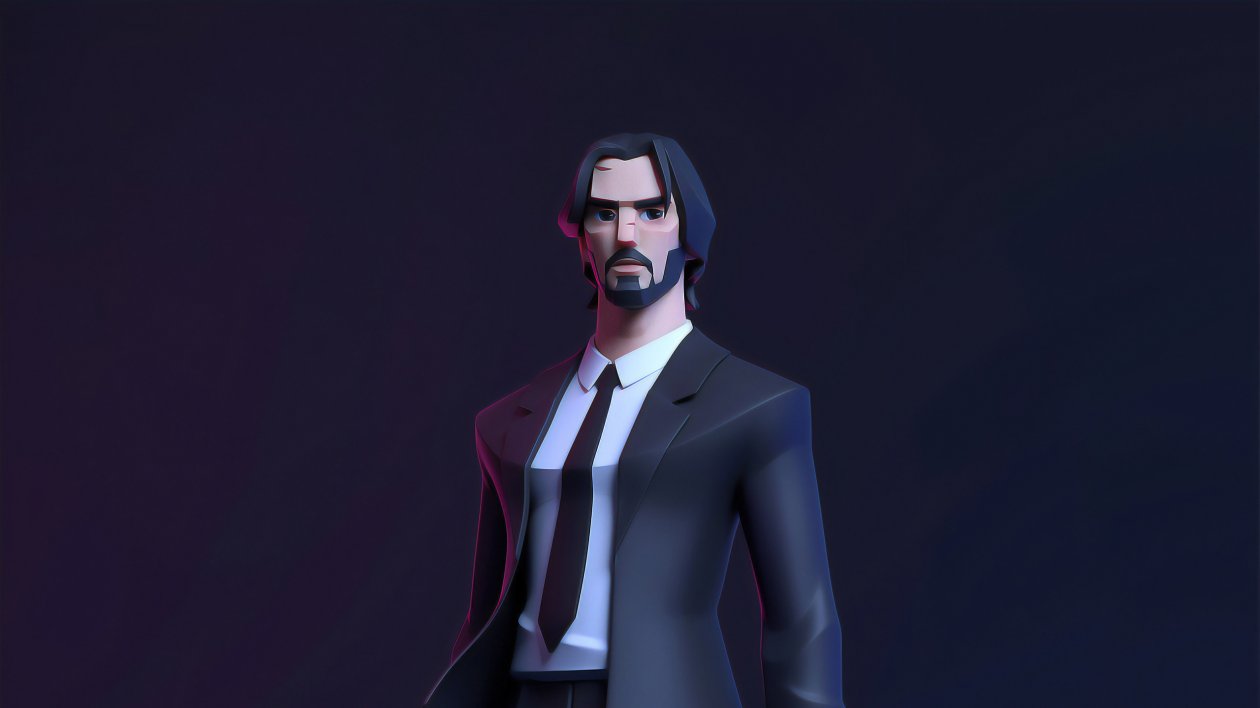 Keanu Reeves John Wick Fan Art
