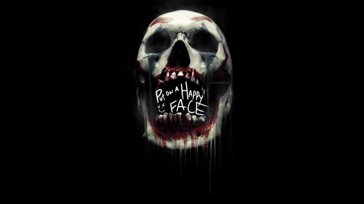 Joker Skull Always Smile