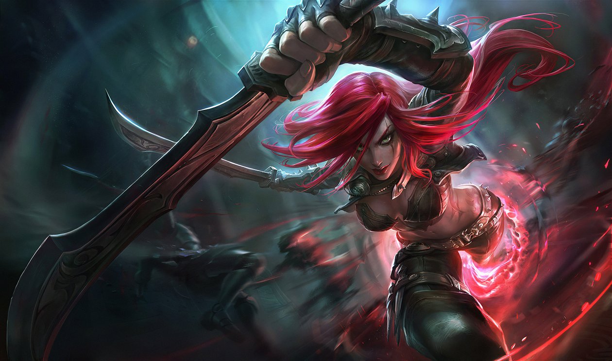Katarina Lol Splash Art 4k