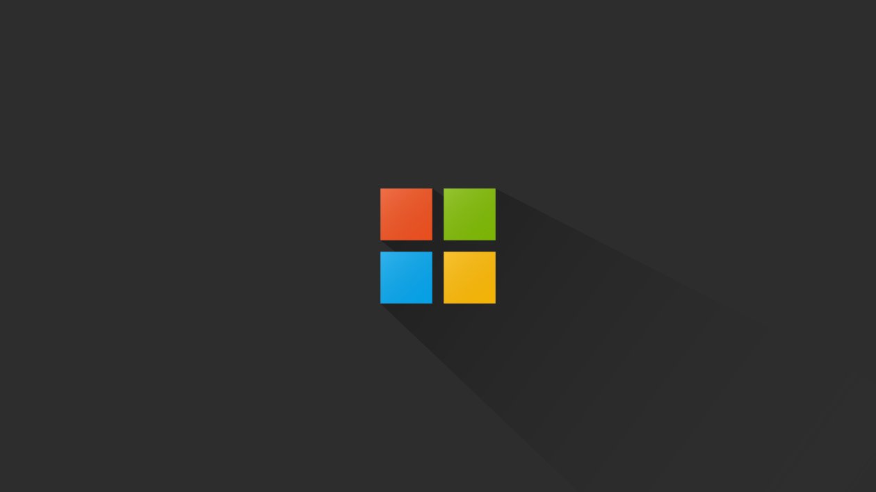 Microsoft Minimal Logo 4k