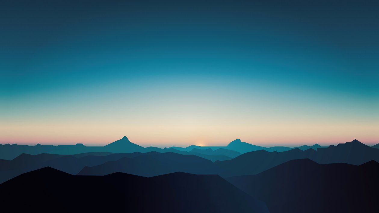 Silent Mountains Minimal 8k