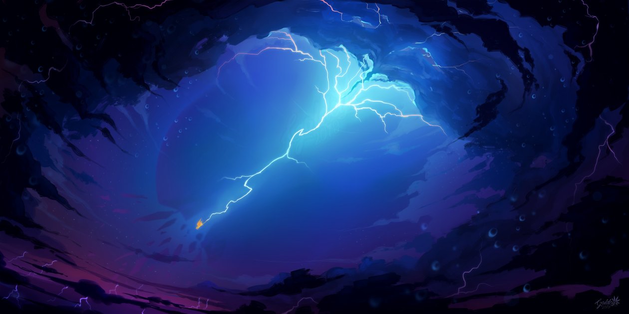 Phoenix Bird Lightning