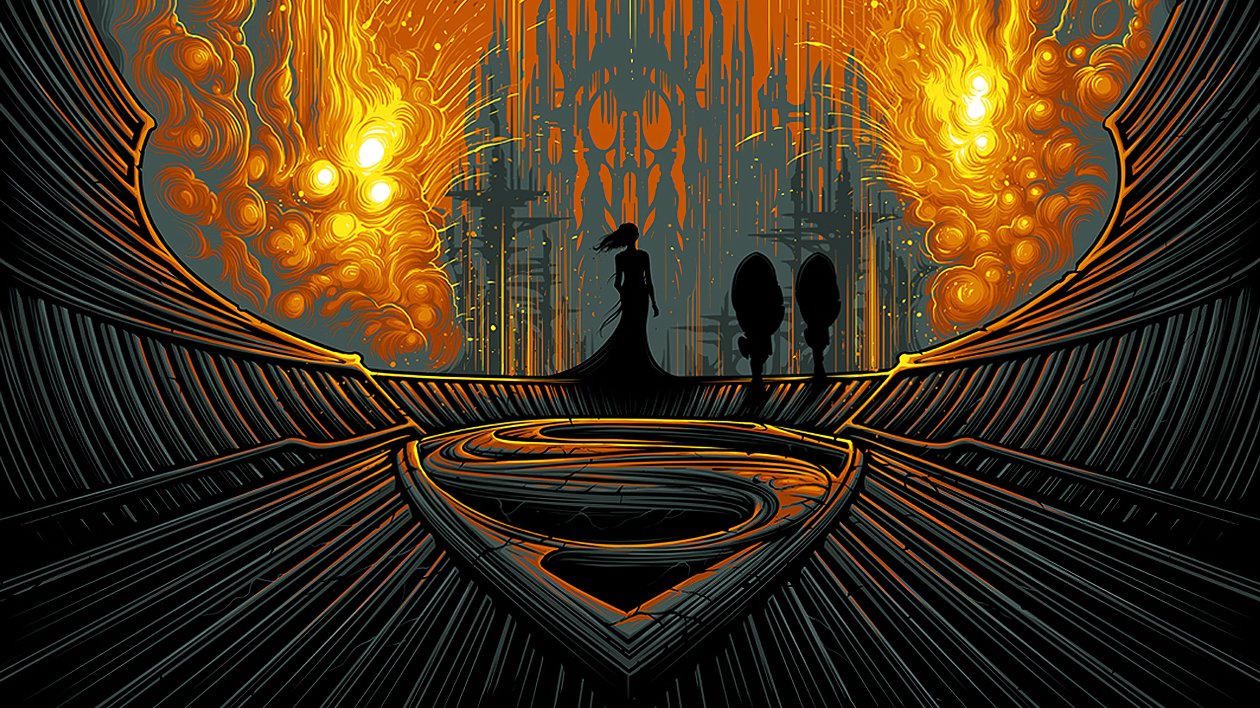 Man Of Steel Artistic Poster