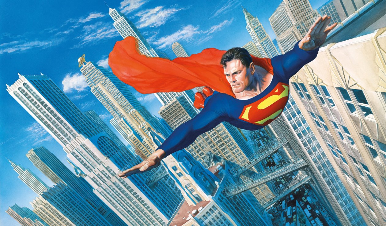 Superman Flying New Art