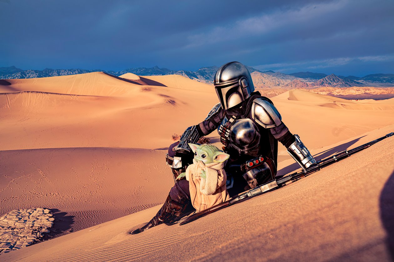 The Mandalorian Yoda Cosplay 4k