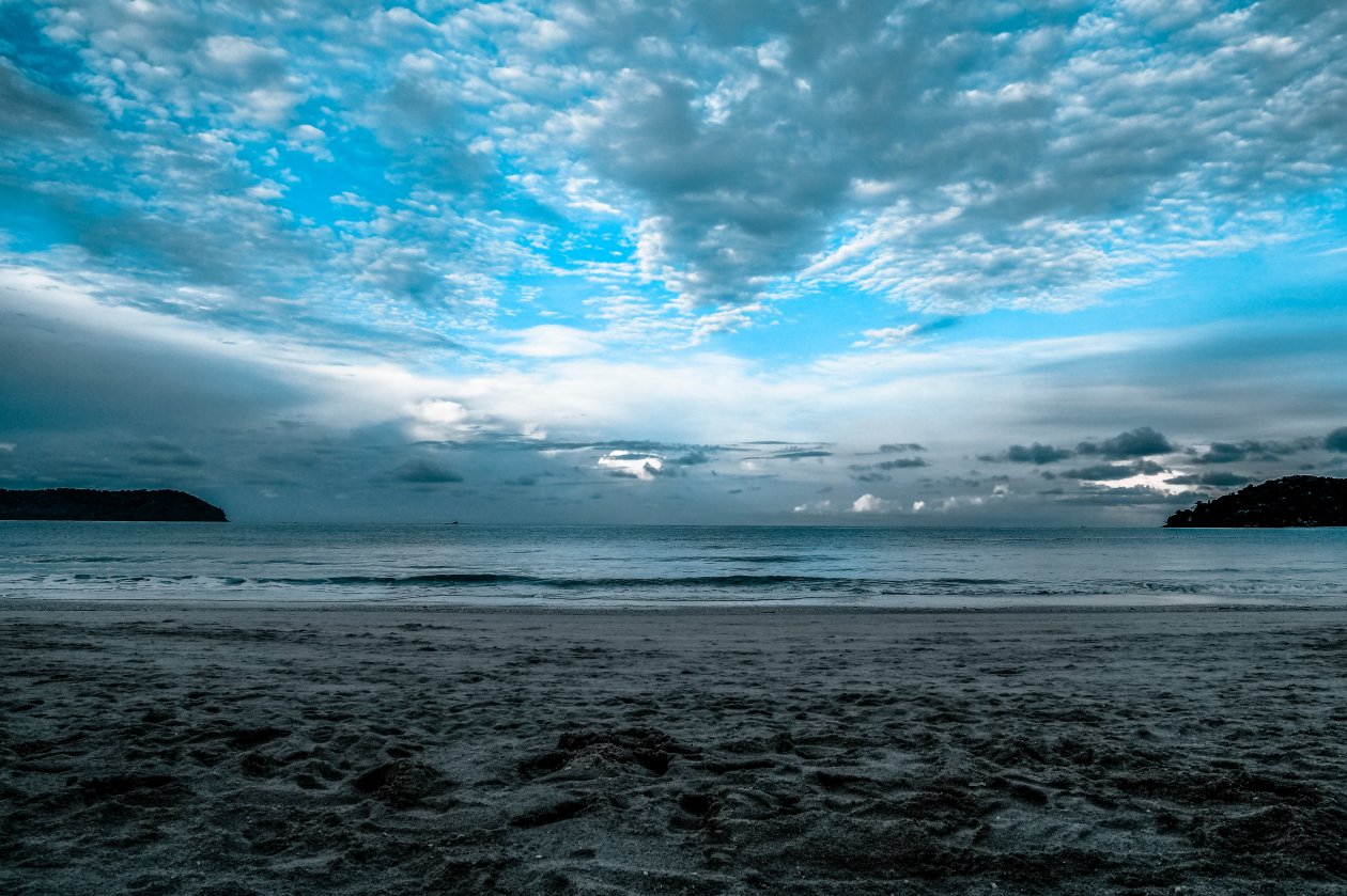 Gray Sand Sea Shore