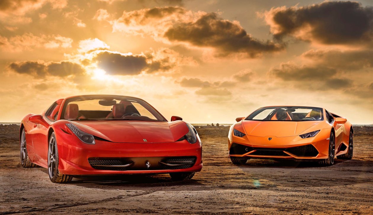 Ferrari 488 And Lamborghini Huracan