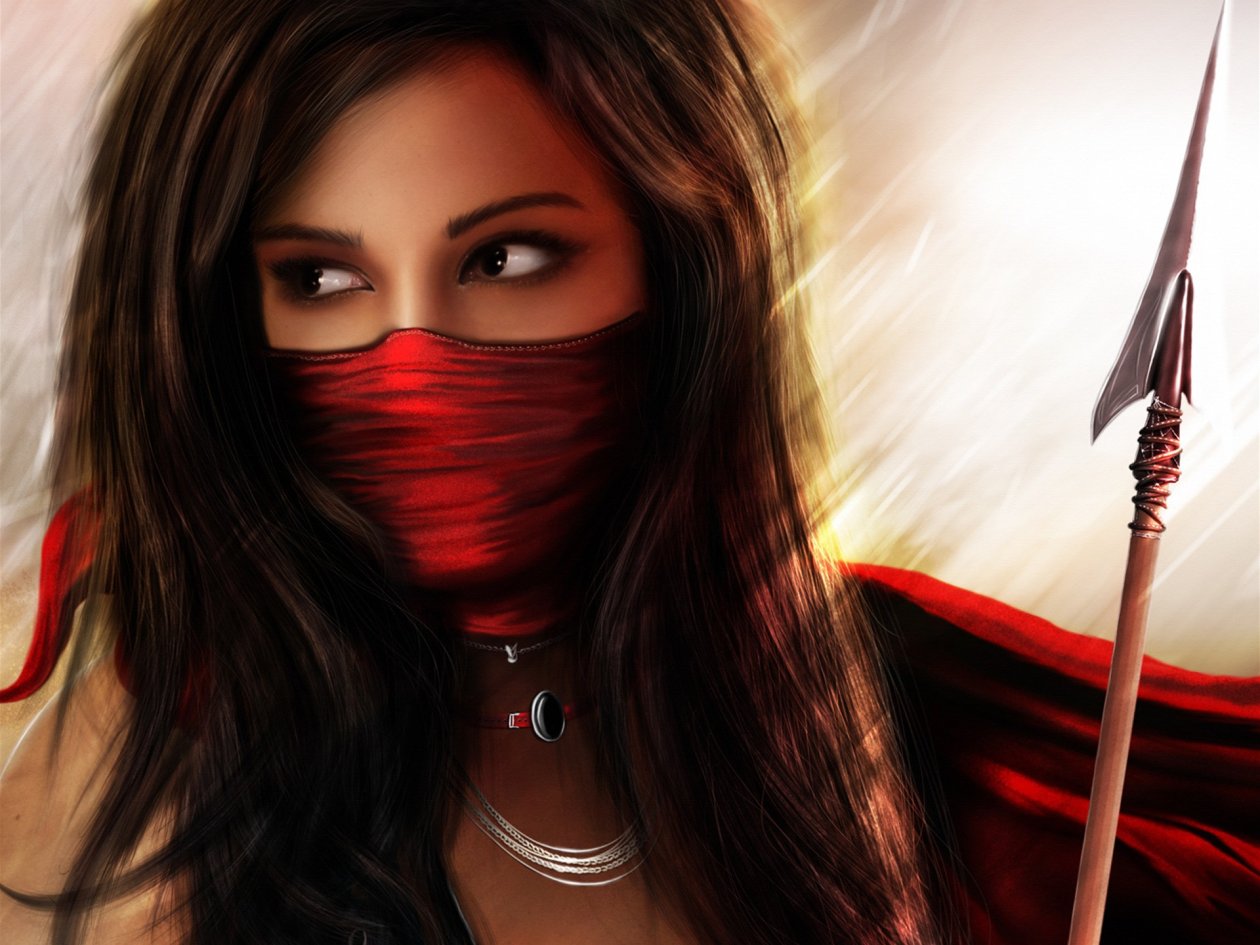 Warrior Girl Red