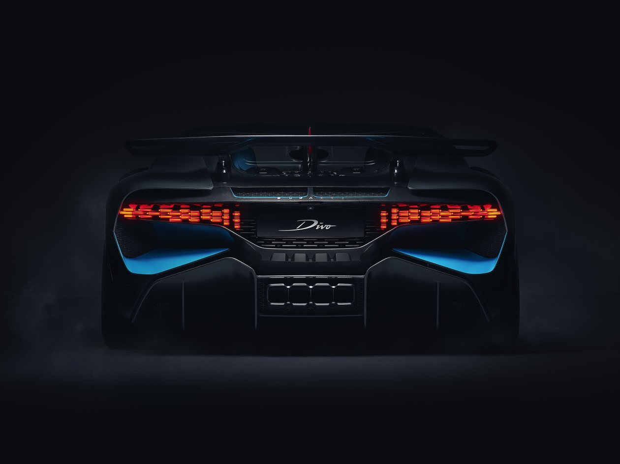 2018 Bugatti Divo Rear View