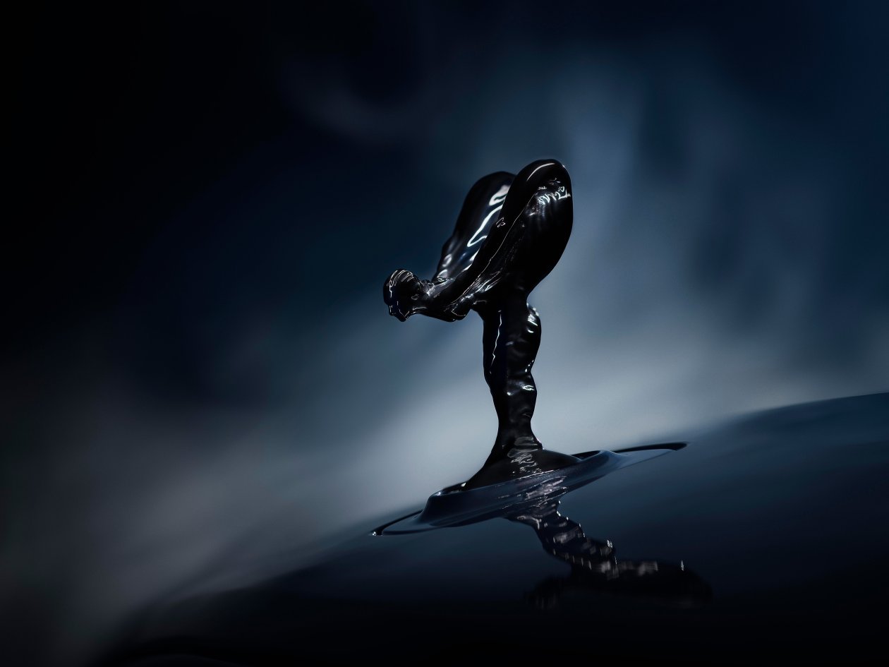 Rolls Royce Dawn Black Badge Logo 4k