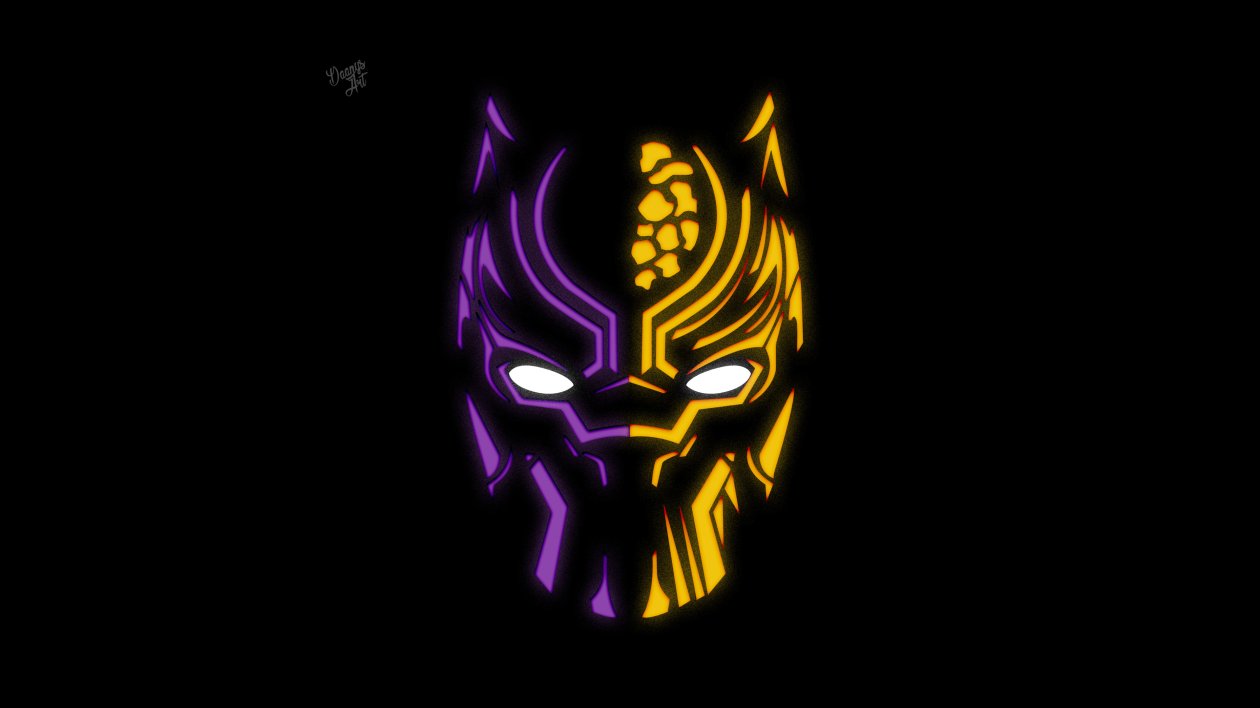 Black Panther Illustration 4k